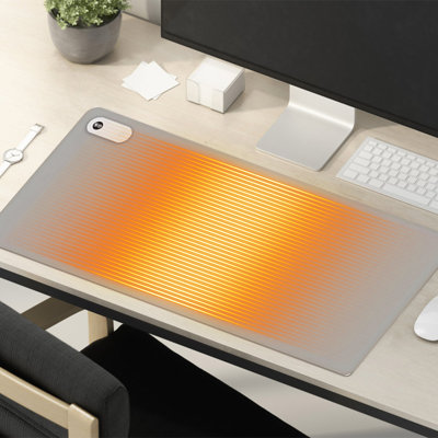 31.5x13in Warm Desk Pad Heated Office Desk Mat 3 Speeds Control Warm Big Mouse Pad With Timer Off Extended Edition Gaming Mouse Pad Foot Warmer Pad