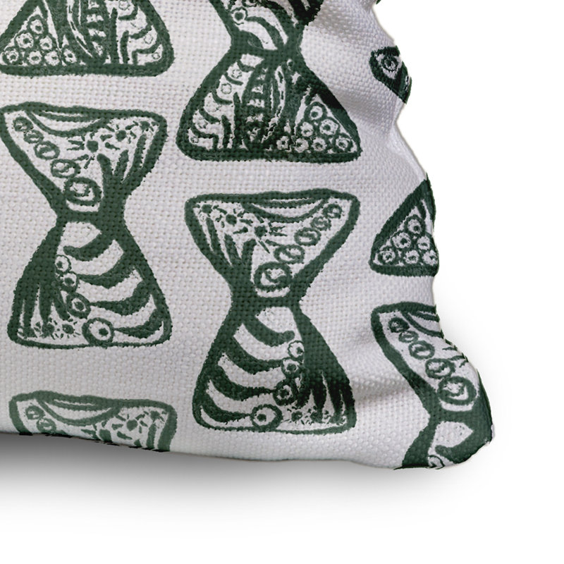 Housse de coussin carrée extérieure/insert, Vert, 20 po X 20 po