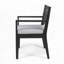 Fauteuil club d'extérieur en bois d'acacia avec coussins, chaise de salle à manger-1921618642-1921618641