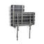 Siège de douche à fixation murale 32 po x 22,5 po ADA