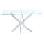 Kelsi 120cm Glass Top Console Table
