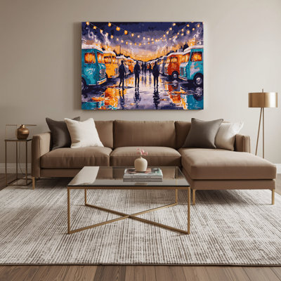 Art sur toile beige