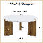 Table basse 33,4 po