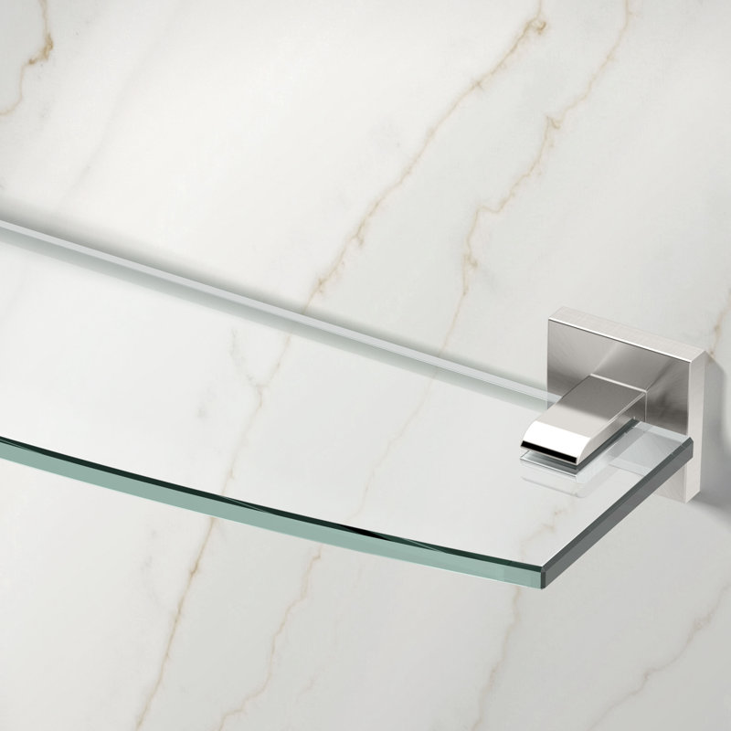 Tablette murale Elevate, Nickel satiné