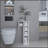 Lodi Freestanding Toilet Paper Cabinet With Slim Vertical Design And Storage Compartment