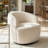 Modern Swivel Chenille Barrel Accent Chair(Set Of 2）-19986765
