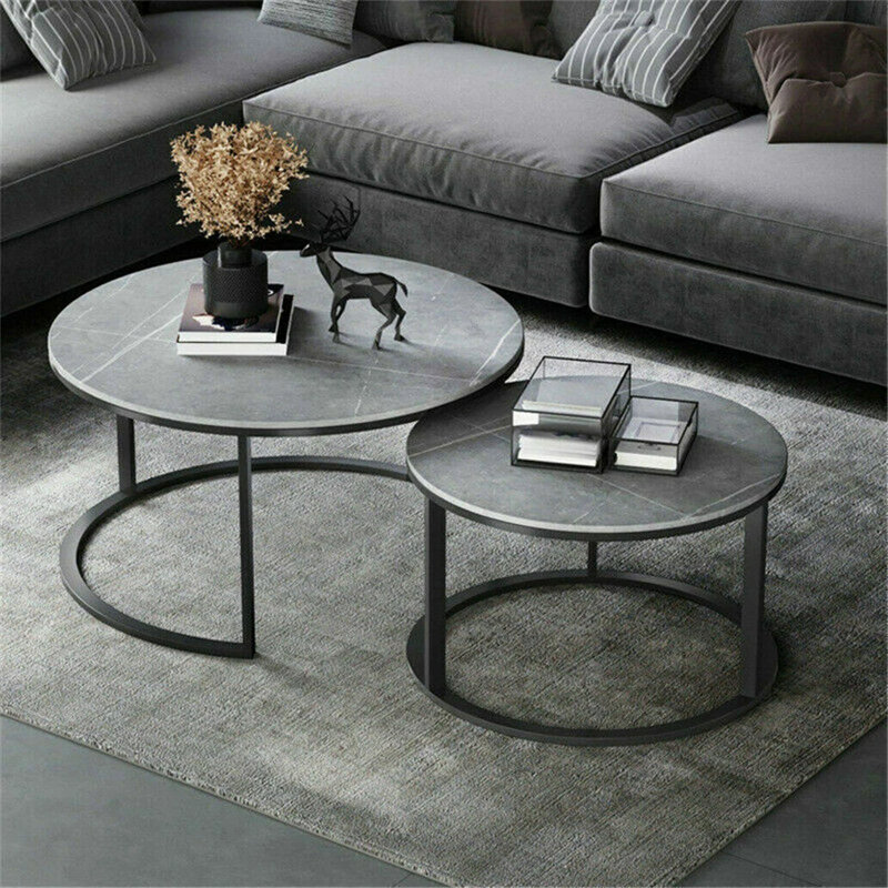 Stone Top Nesting Coffee Table