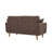 Narnclaedra 65'' Corduroy Square Arm Loveseat-1519751805