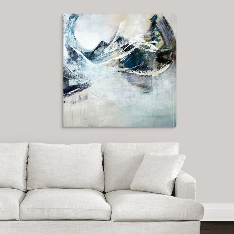 « incurvés activities ii », peinture sur toile, Toile tendue, H 36 po x l 36 po x P 1,25 po