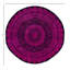 Overdyed One-of-a-Kind 8' 1" x 8' 3" Hand Knotted Area Rug