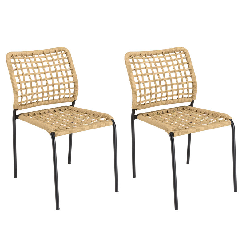 Candance Stacking Patio Dining Side Chair