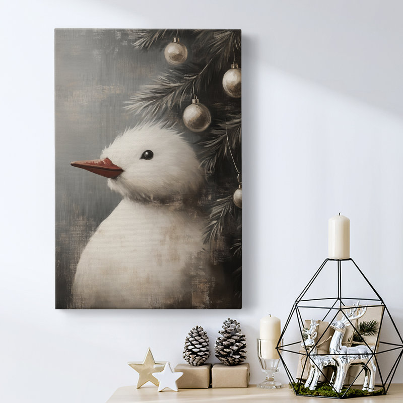 Art des Fêtes de Noël - Toile tendue avec châssis - Série 2-CDII, H 27 po x l 18 po