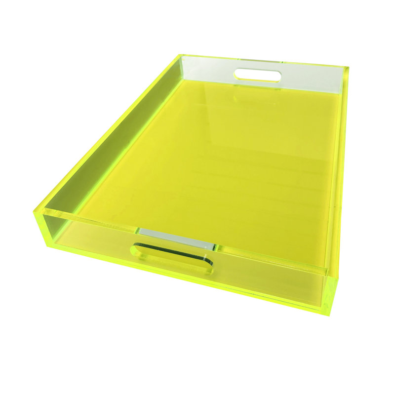 Plateau de service Delaysha, Noir, H 2 po x l 15,75 po x P 11 po