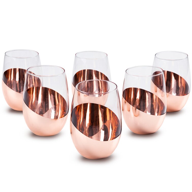 Modern 6 Piece 108 oz. All Purpose Wine Glass Set (Set of 6) Orren Ellis