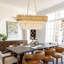 31.4" Luxury Dual-Tone Gold/Rose Gold Oval Crystal Chandelier, E14 Base, Bulb Excluded