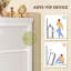 Commode de rangement de 55 po de largeur avec 12 tiroirs en tissu, support de télévision robuste en métal pour la chambre à coucher et le salon-1667644567