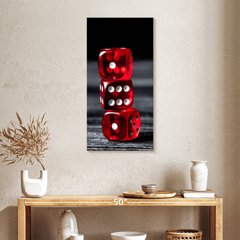 Dice, 24" H x 12" W