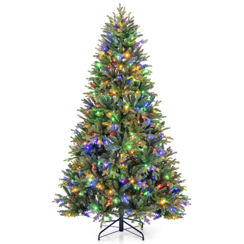 Arbre de Noël artificiel éclairé 7 pi