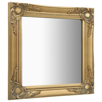 Ginsberg Wood Square Wall Mirror