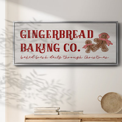 Gingerbread Baking Co- Framed Canvas