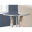 Table d'appoint, côté, bout, table de chevet, lampe, salon, chambre à coucher, miroir transparent, gris, transitionnel