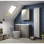Fusion Fitted Furniture - Gloss White 1505mm Bathroom Vanity with Basin-644305764-550051962