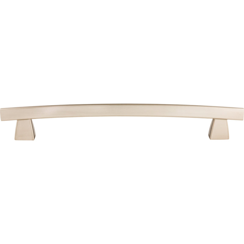Arched 12" Center to Center Bar/Handle Pull, Brushed Satin Nickel