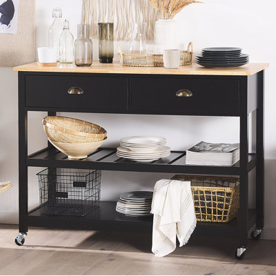 Newhaven Solid Wood Bar Cart