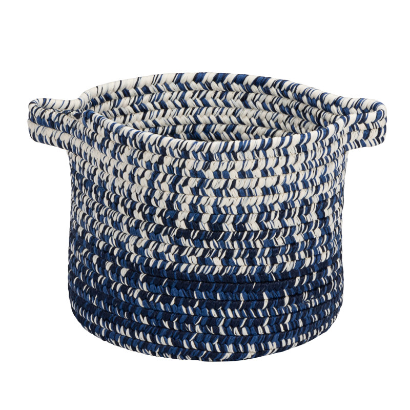 Panier en plastique Monet, Bleu marine, H 16 po x l 16 po x P 20 po