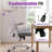 Ergonomic Mesh Home Office Chair with Armrests, Space-Saving Design and Steel Base-69795175-85464202
