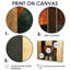 «Geometric Walnut Essential Forms III», art abstrait sur toile Art déco-1213065608-1213065609-1213065653