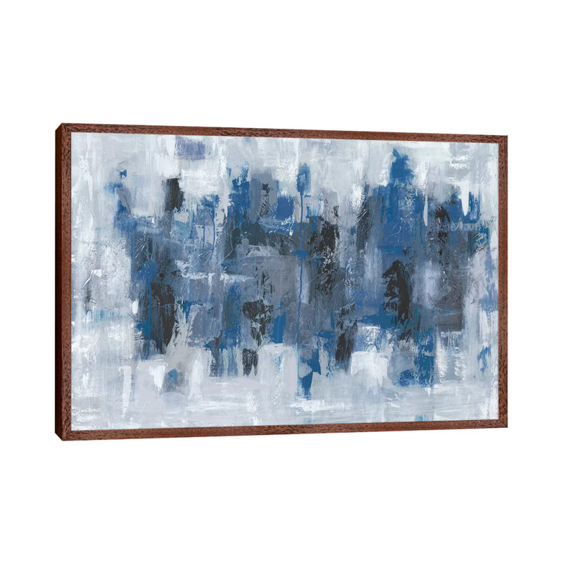 Print on Canvas, 101.6 cm H x 152.4 cm W x 4.445 cm D, Brown Floater Framed