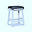 Chaise d'appoint en cuir reconstitué-93224169-93224170
