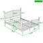 Lit plateforme en bois avec tête et pied de lit-329895607-329895604