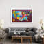 Usa Recycled License Plate Map Vii by Design Turnpike - Print on Canvas-56677951-42154535