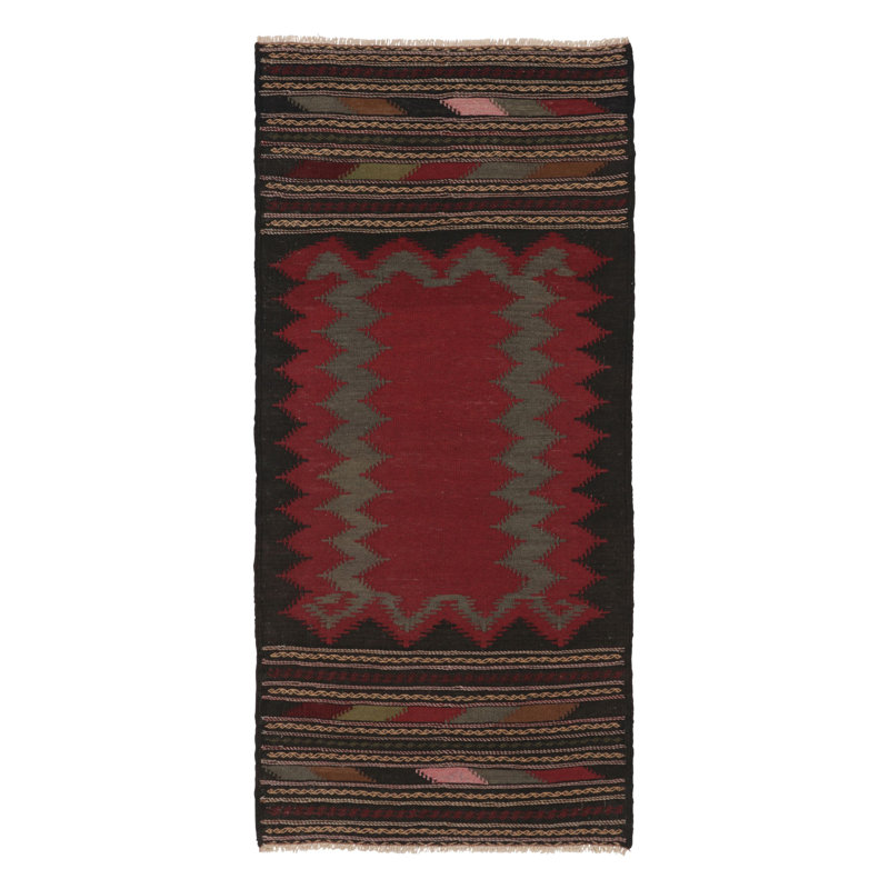 Vintage One-of-a-Kind 2'1" X 4'7" Hand Knotted Area Rug