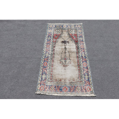 Tapis Oushak turc beige fait à la main parfait comme cadeau unique de dinde