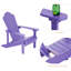 Chaise Adirondack Wesley Hips résistante aux intempéries-1312220453