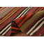 Tapis rayé en laine 5 x 5