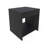 Wenge Nightstand with Open Storage