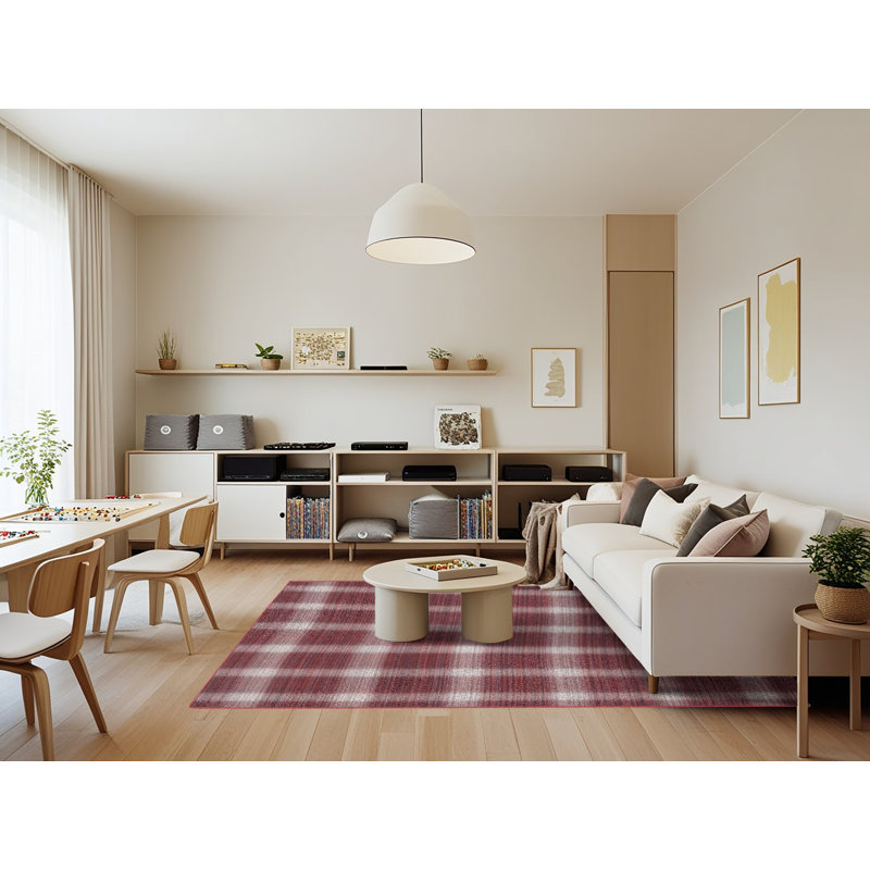Tapis décoratif écossais Pletcher, Rectangle 7 pi x 9 pi