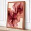Crimson Flow Abstract - Wrapped Canvas-435394682-435394683