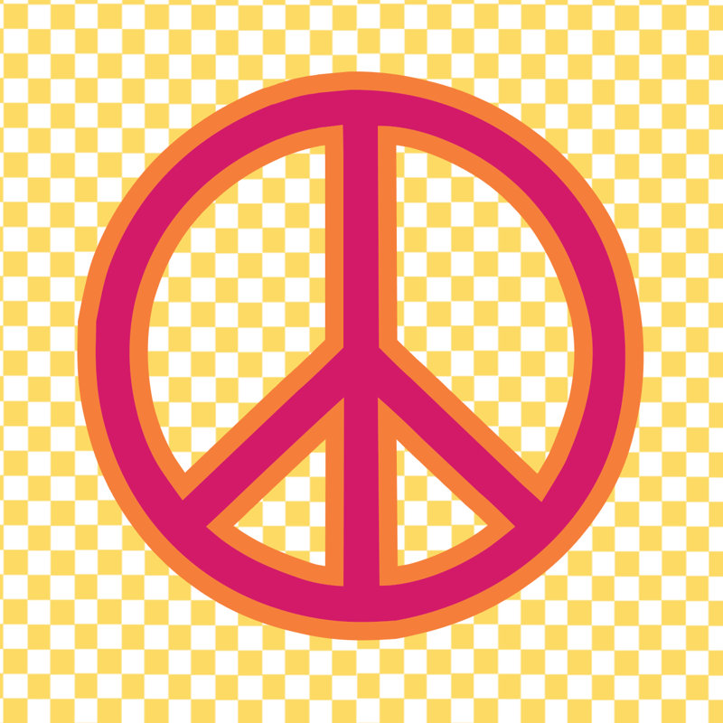 Peace - Wrapped Canvas Print, 51cm H x 51cm W