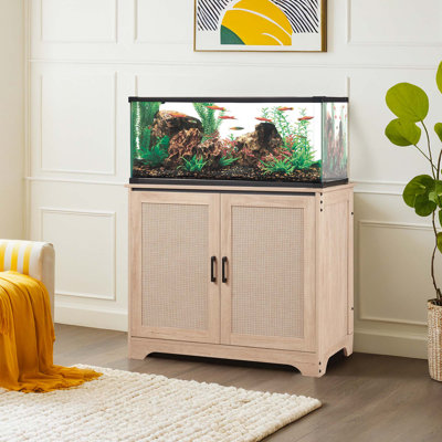 Support d'aquarium de 20 à 40 gallons, support d'aquarium avec armoire de rangement