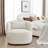Jaydin 34" Wide Boucle Upholstered Swivel Armchair-1969483890