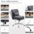 Upholstered Armless Task Office Chair without Wheels-1868986323