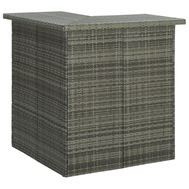 Table de bar Schubert, Gris