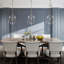 Lustre classique / traditionnel à 3 lumières de style bougie avec détails en cristal Dockray-346523017-375503288