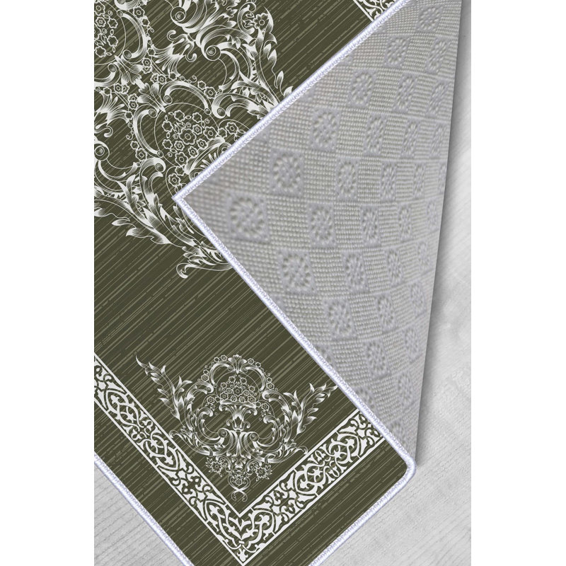Élégant tapis imprimé en 3D, 31,5 po x 47,2 po | 100% polyester, antibactérien, PVC antidérapant dessous | Lavable à la machine, hauteur des poils: 0,3 po | Durable et facile à nettoyer pour le salon, la chambre à coucher et le bureau
