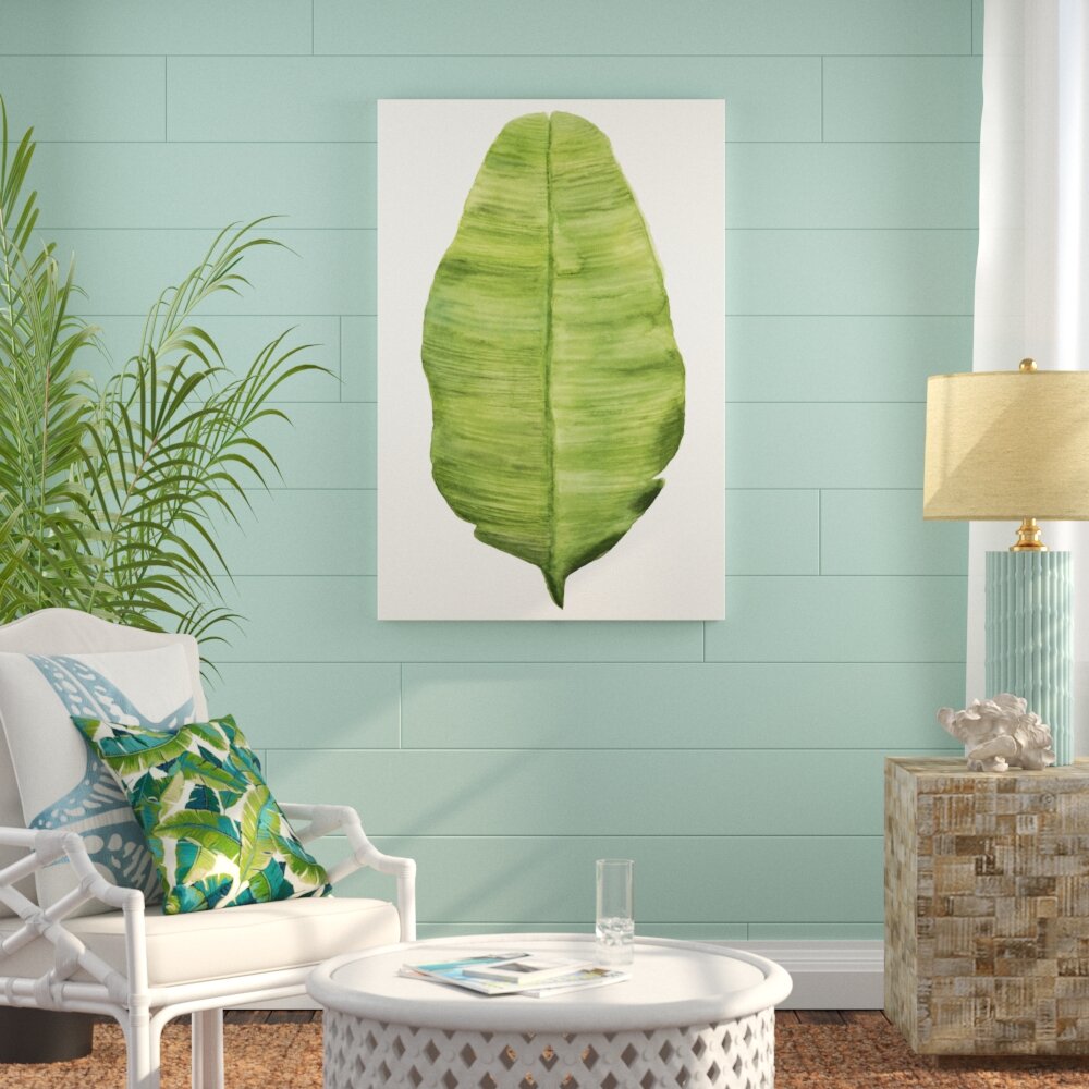 Leinwandbild Tropical Breeze Leaves IV von Naomi McCavitt